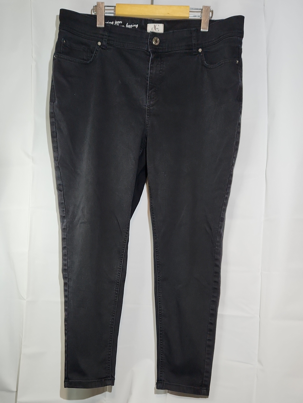 d/C Jeans Black Women's Slim Stretch Jean Leggings - 18P